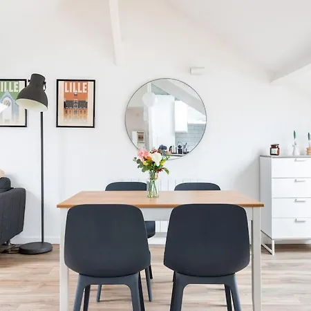 Appartement Agreable Et Spacieux 2 Chambres 2 Sdb - Rijsel Buitenkant foto